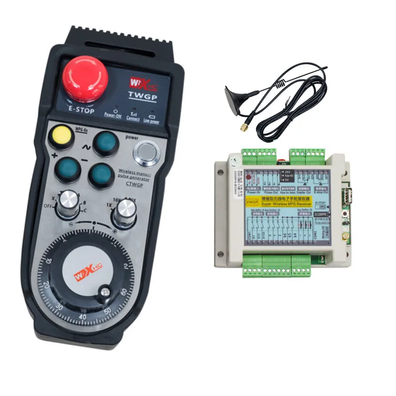 100PPR/25PPR 6Axis Remote Controller Manual Pulse Generator CNC Milling Hand Wheel CNC MPG Encoder for Rotary Gantry VMC CTWGP