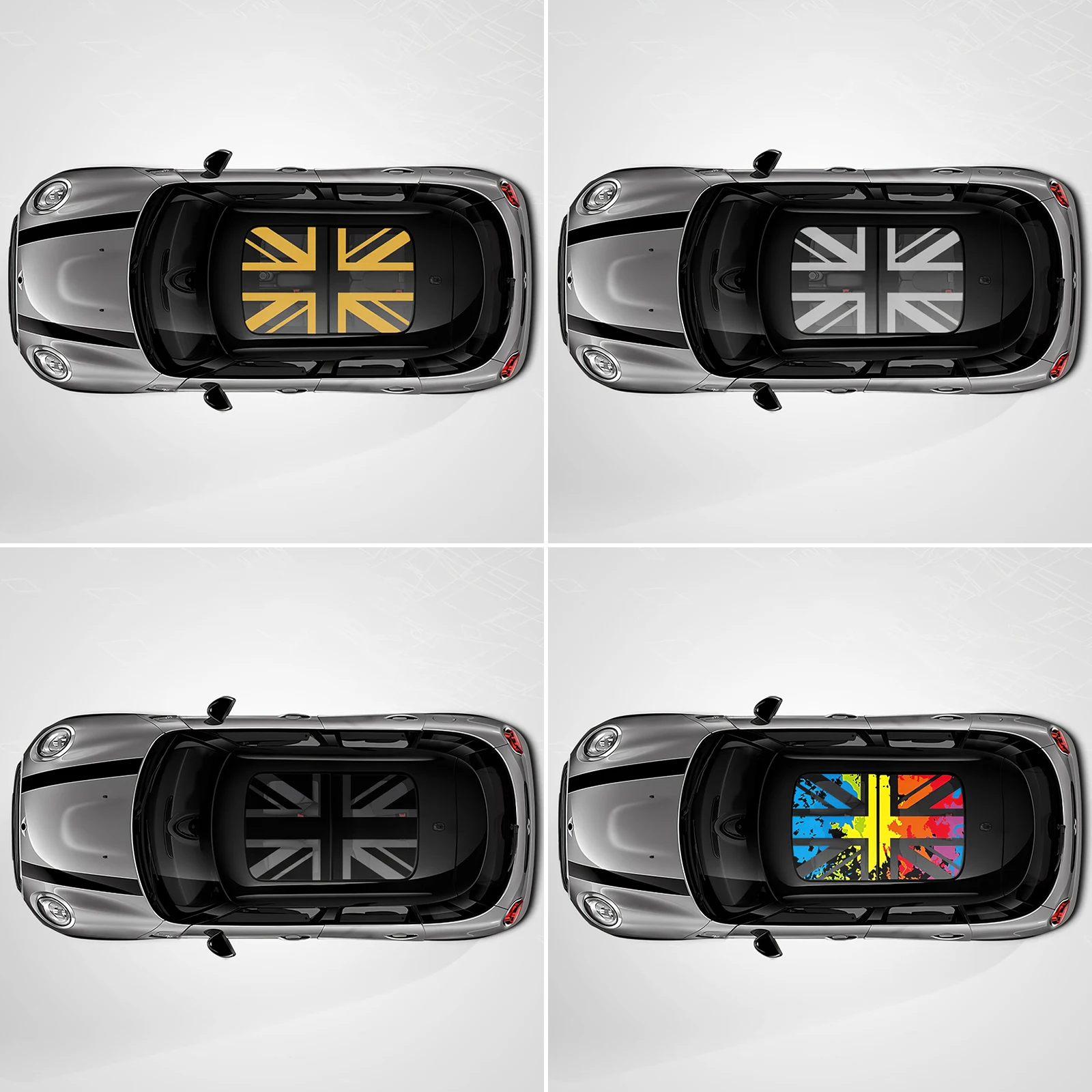 

For MINI Cooper E J01 EV Electric 2025 Car Sunroof Stickers Roof Window Film Vinyl Sunshade Sticker Auto Decal