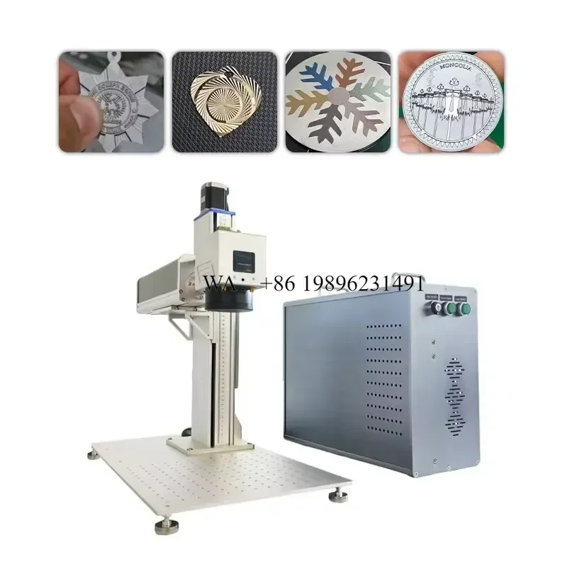 Wmwmnu for Jpt Mopa M7 Fiber 30W 60W 100W Color Marking Engraving on Metal Steel Gold Stainless Steel