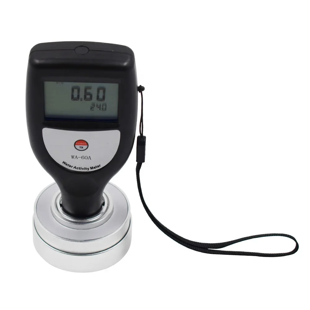 WA-60A Misuratore di attività dell'acqua per alimenti Misuratori di umidità digitali Tester di umidità intelligente per la gamma di misurazione di frutta e verdura 0 ~ 1.0aw