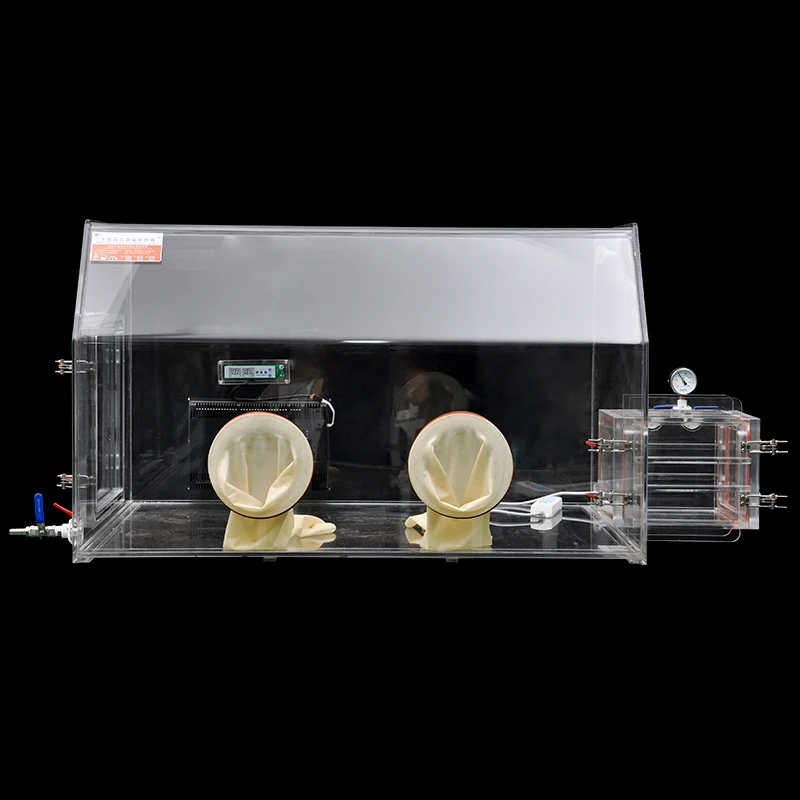 Dry Glove Box Low Humidity Acrylic Glove Box a Laboratory Sealing Box That Reduces Humidity Without Inert Gas