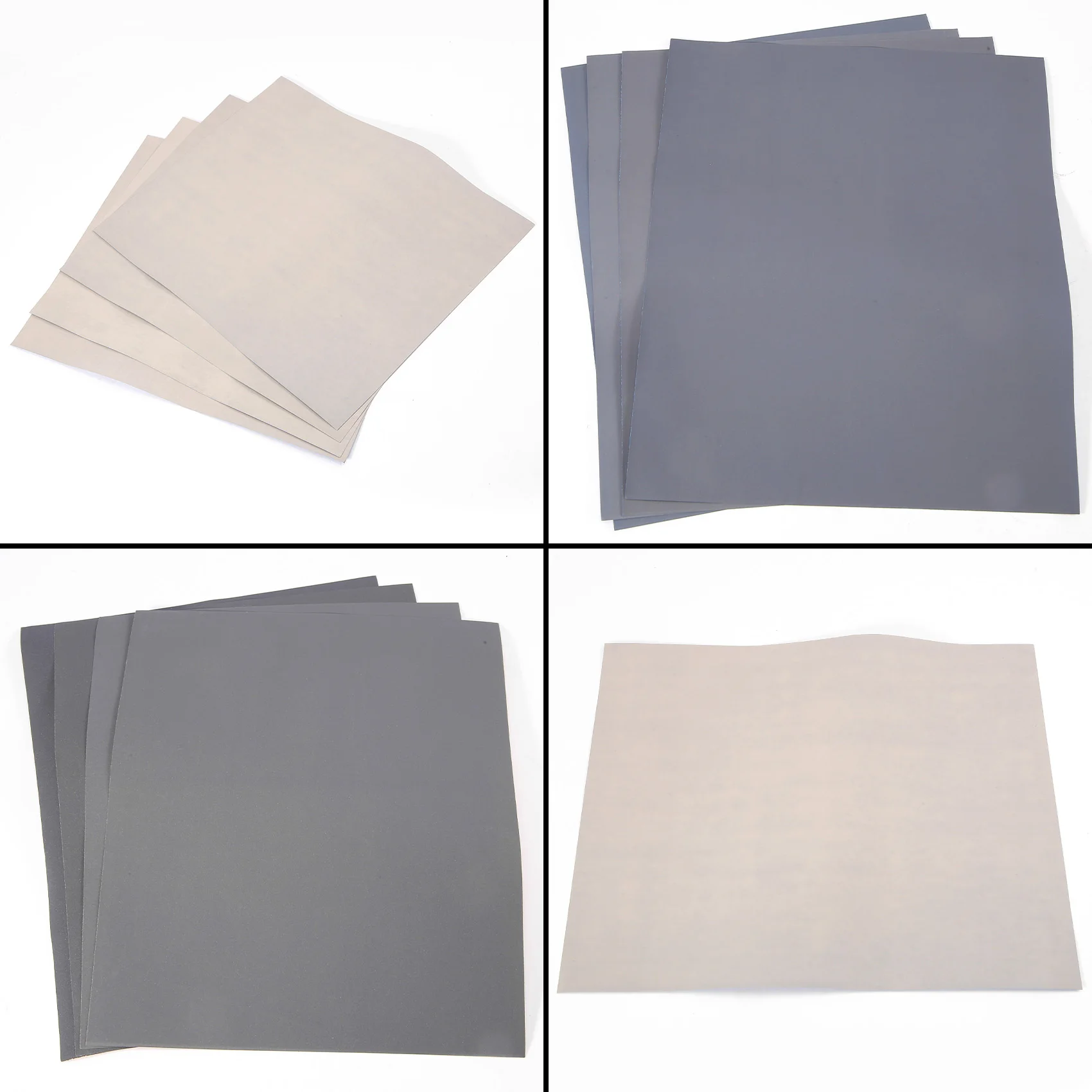 Papier abrasif de polissage de haute précision, grain 1500, 2000, 2500, 3000, 5000, 7000, support de ponçage, feuilles abrasives sèches, Allemagne, paquet de 12