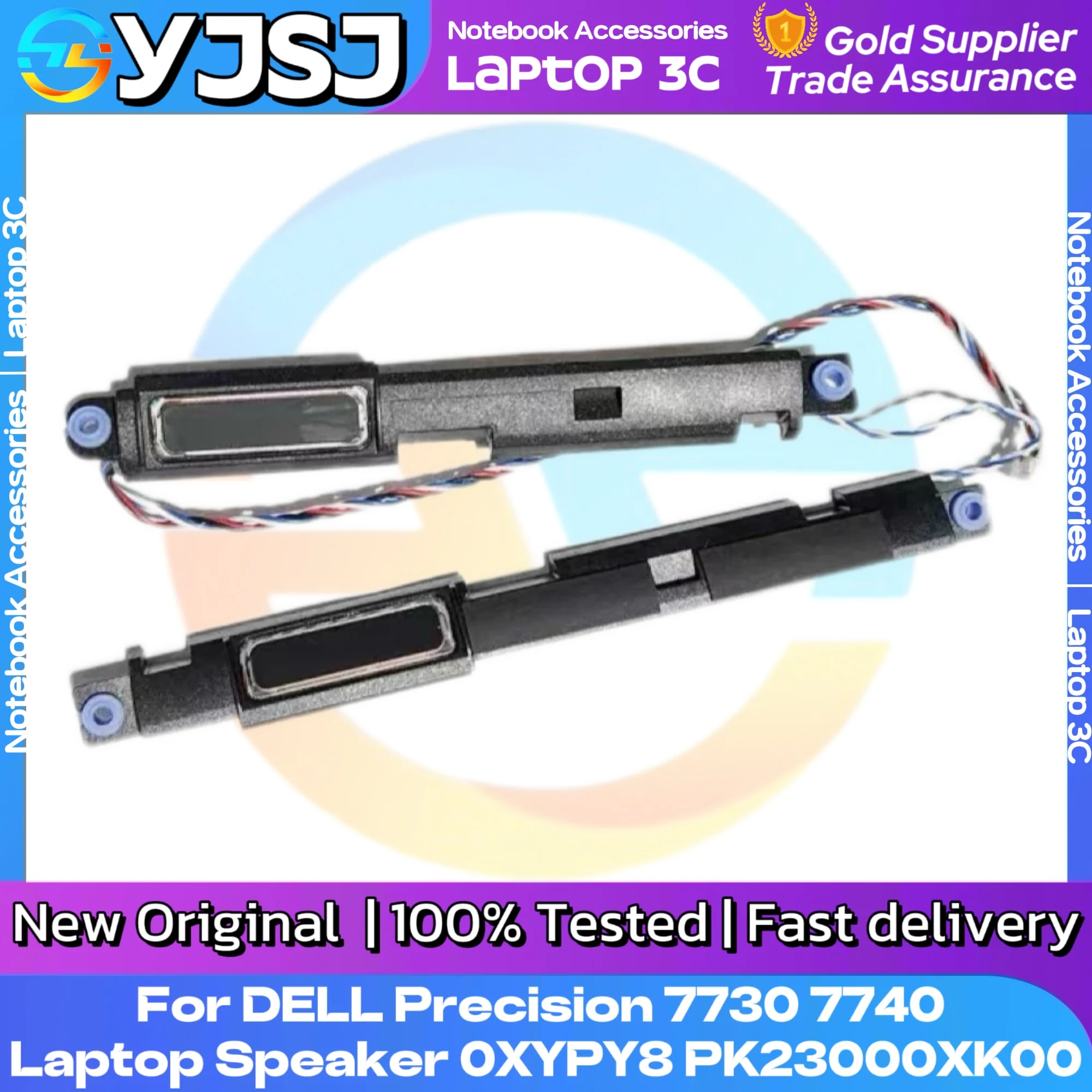 

New Original For DELL Precision 7730 7740 Laptop Built-in Speaker 0XYPY8 XYPY8 PK23000XK00 100% Tested Fast Ship