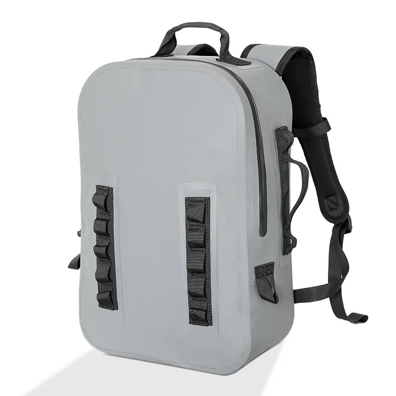 

Спортивная уличная сумка для велоспорта, кемпинга, водонепроницаемый рюкзак для кемпинга, большой вместительный герметичный водонепроницаемый рюкзак из ТПУ на молнии