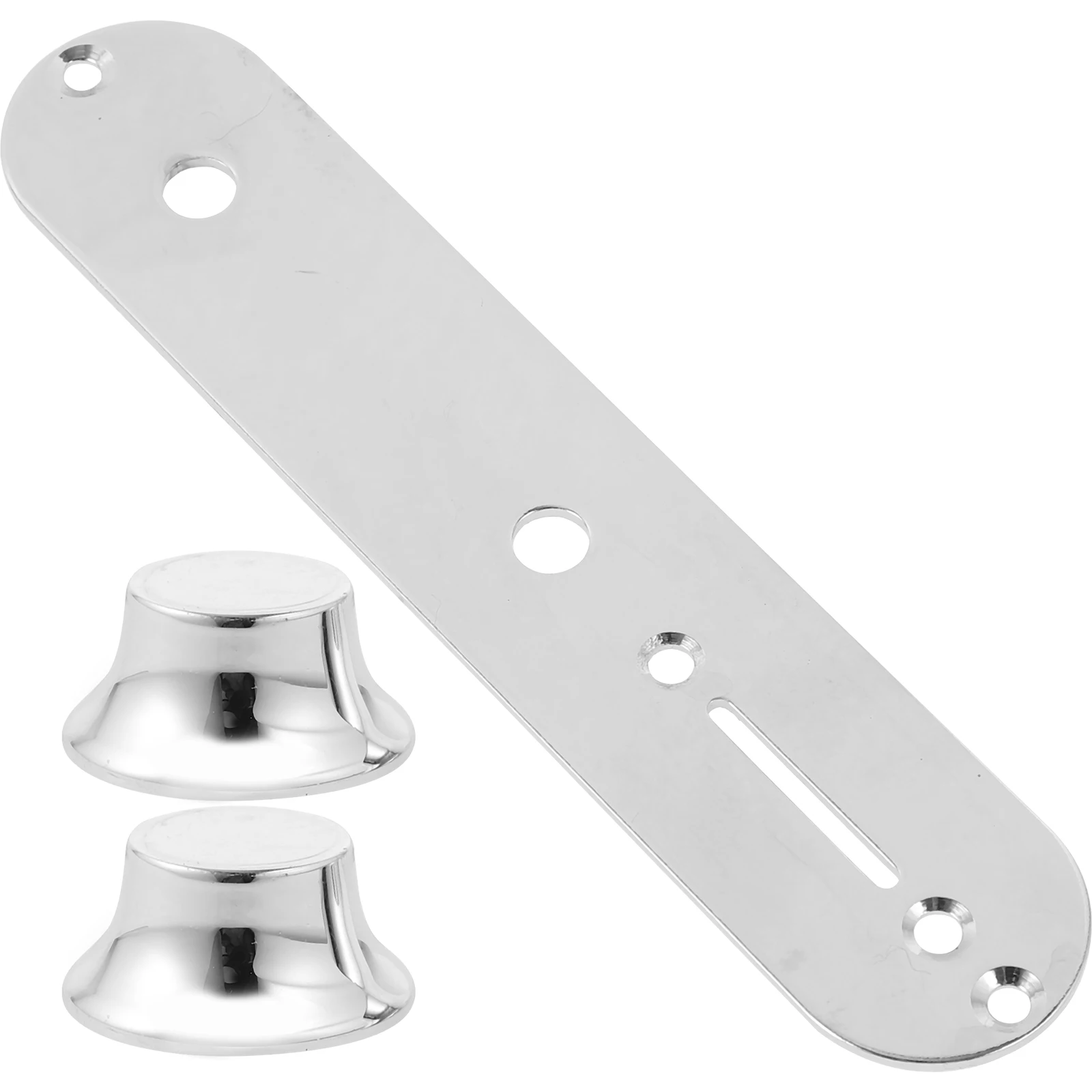 

Guitar Electric Knob Metal Potentiometer Control Plate Knobs Circuit Board Silver