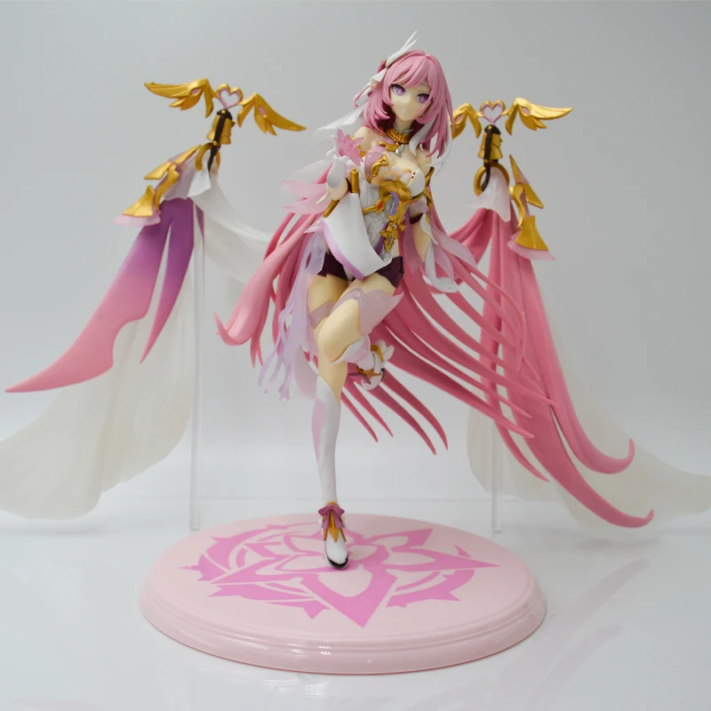 Figura DE ACCIÓN DE Honkai Impact 3rd Elysia, figura de chica de Anime Sexy, Houkai Gakuen Elysia Herrscher de 25cm, muñeca modelo para adultos, Juguetes