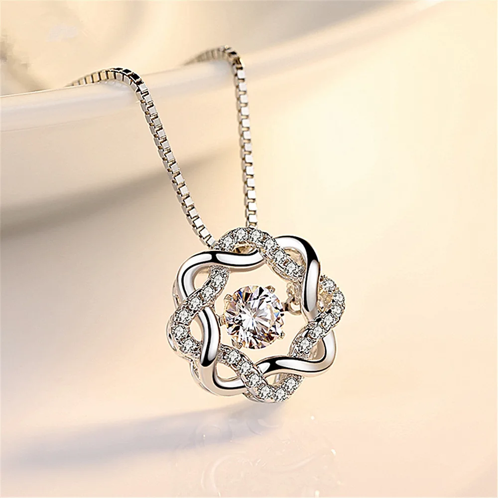 

Ожерелье из стерлингового серебра 925 пробы, роскошный кулон в форме сердца с цирконием 5А для женщин, свадебные украшения, изысканные аксессуары, модные подарки для вечеринок