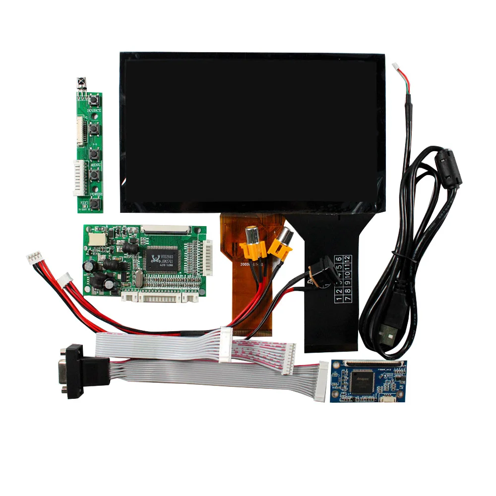 VGA AV плата ЖК-контроллера 7 дюймов 800X480 AT070TN92 емкостный сенсорный ЖК-дисплей