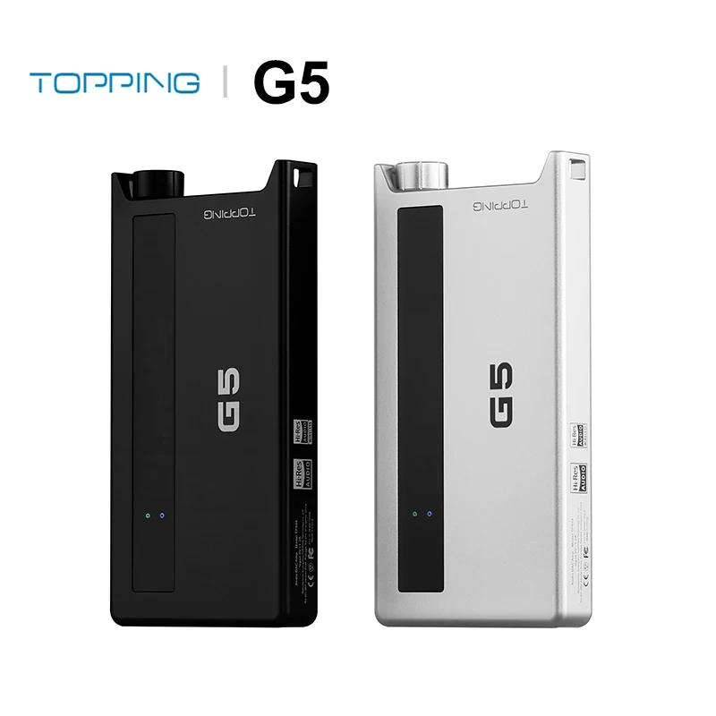 TOPPING G5 Bluetooth Portable USB DAC AMP Headphone Amplifier ES9068AS chip Hi-res Audio PCM768 DSD512 3.5+4.4mm Output