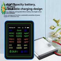 A16R-Tuya Wifi 12 In 1 Air Quality Monitor Multifunction PM2.5 AQI PM1O HCHO TVOC CO CO2 Screen Display Air