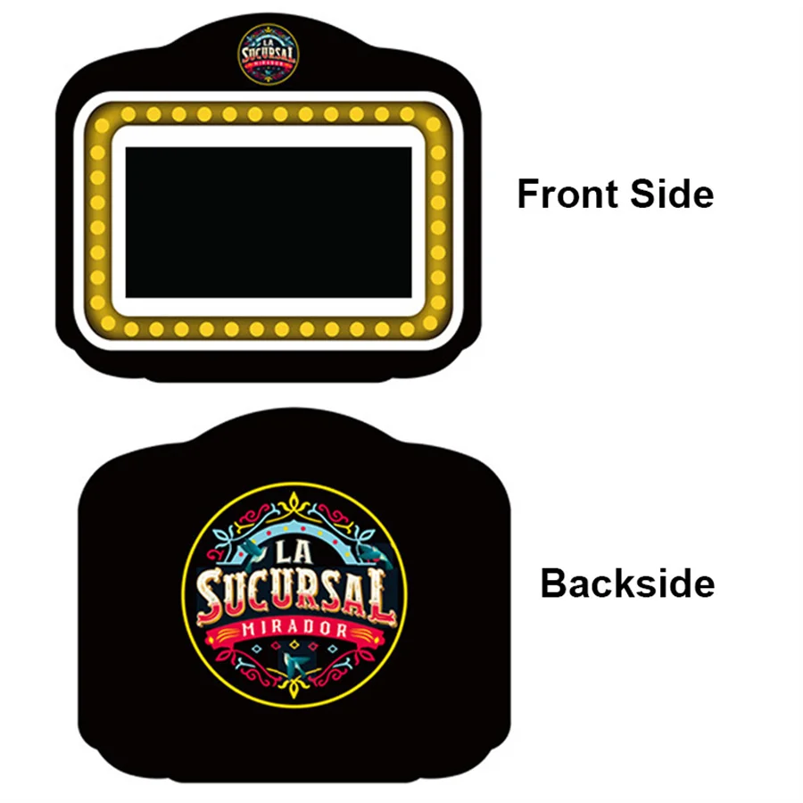 APP Programmable Scrolling LED Display Rack Custom Message Board Signs Acrylic Service Club Sign Happy Birthday Bottle Presenter