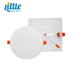 Ultra Dunne Ronde/Vierkante Led-paneel Licht 10W 18W 24W 36W aluminiowy plafon Inbouwspot Ac 220V Open Gat Verstelbare światła