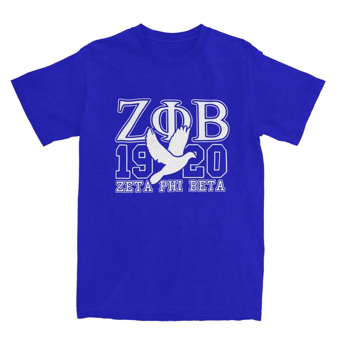 Zeta Phi Beta T-Shirt for Men Women ZPB Sorority Hipster 100% Cotton Tee Shirt Crewneck Short Sleeve T Shirt Classic Clothing