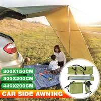 Car Side Awning Sun Shelter Sunshade Rooftop Tent Waterproof Side Tent For Outdoor Camping Automobile Rain Canopy