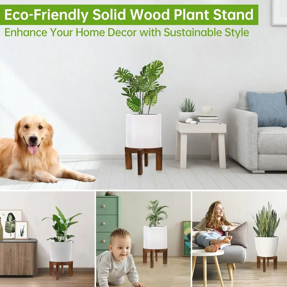 Versatile Indoor/Outdoor Large Plant Stand, Durable and Stable Holder for Various Pot Sizes
