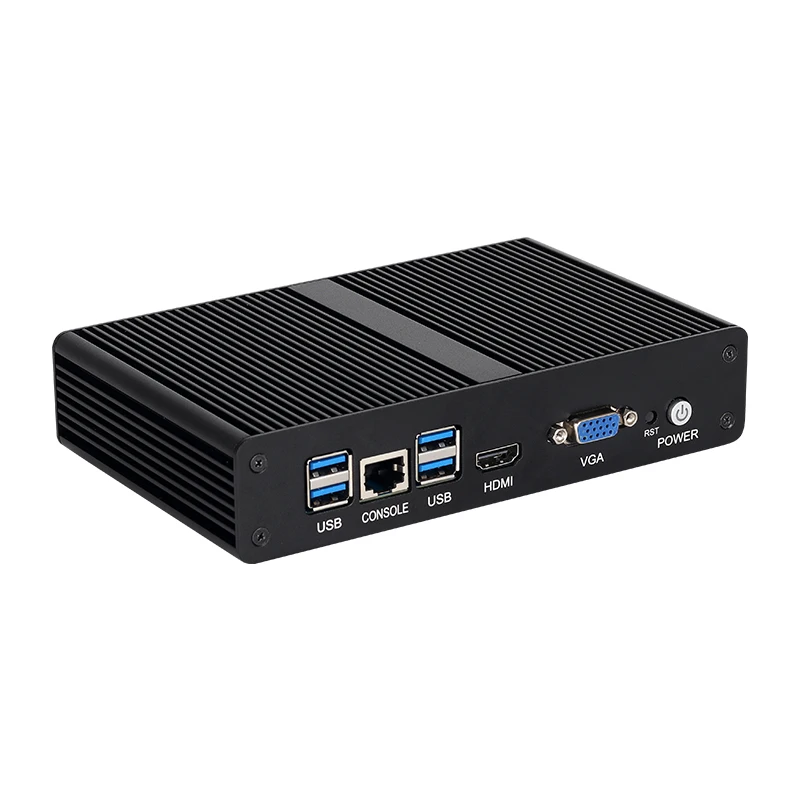 كمبيوتر صغير صناعي XCY مع بنتيوم 4405U يدعم واي فاي لينكس 4G LTE كمبيوتر مع 4xUSB3.0 1xHDMI1.4 1xVGA Windows10Pro جاهز
