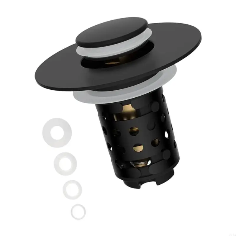  Bathroom Sink Drain Strainer with Removable Hair Catcher Basket