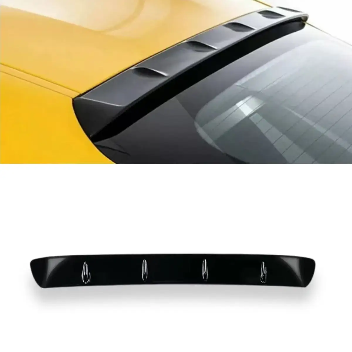

For Toyota GR Supra A90 2019-2023 Rear Roof Spoiler Gloss Black ABS Roof Tail Wing Bodykits Exterior Accessories