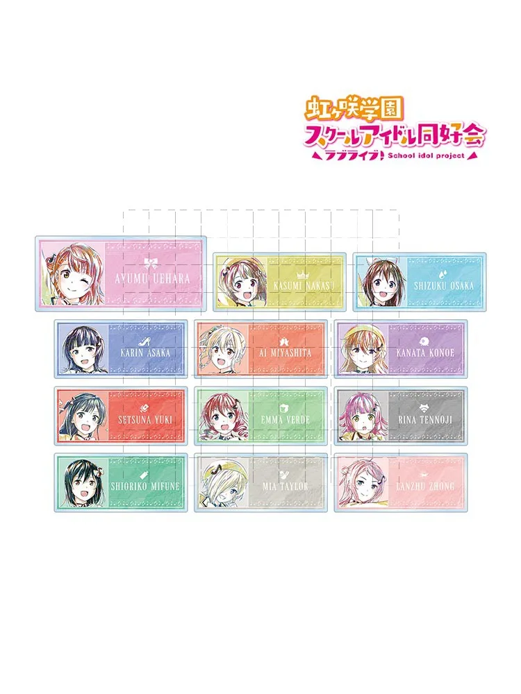 LOVELIVE  chaveiro Star Girl Lanyard Keyring