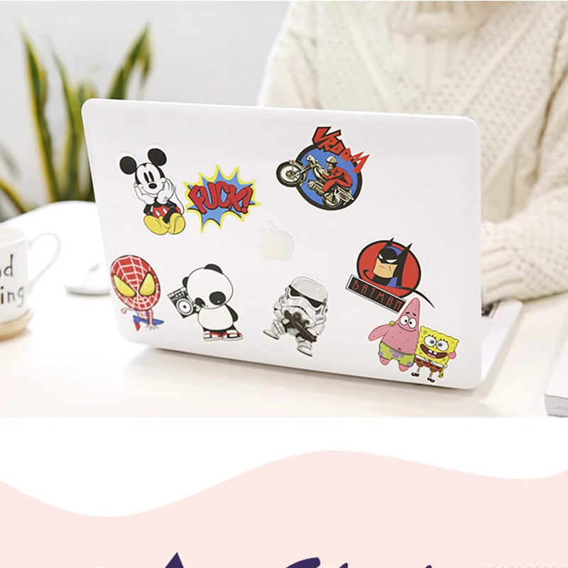 10pcs Custom Vinyl Sticker Label Waterproof Decorative Logo Laptop Cartoon Anime Cute Stickers Book Car Decoration