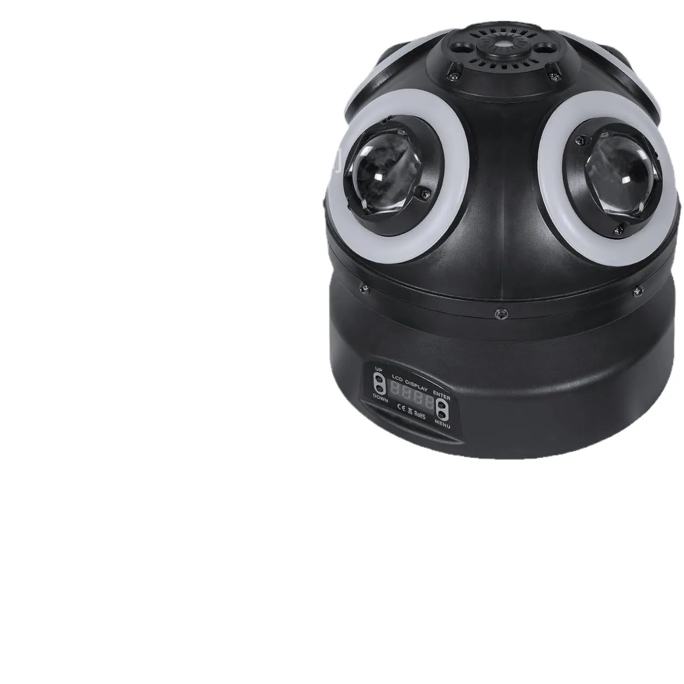 

Single head mushroom shaking head beam stroboscopic laser light double three arms KTV colorful ambient light stage light