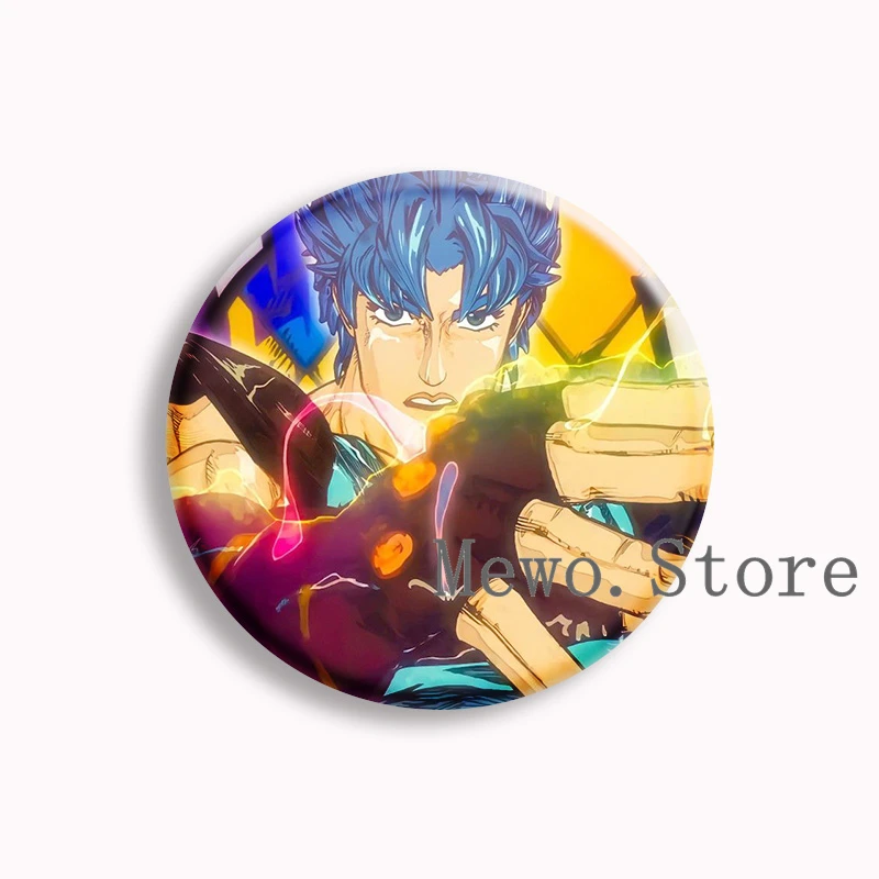 Jonathan Joestar Anime Soft Button Pin Classic JOJO Bizarre Adventure Brooches Badge Bag Decor Fans Collect Friends Gifts