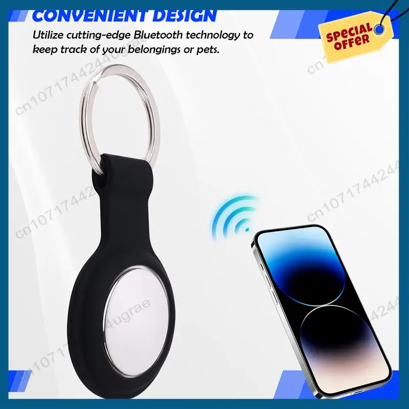 -A15I Smart Bluetooth GPS Tracker Round Anti-Lost Device Tracking Locator  Smartphone Wallet Key Anti-Lost Device