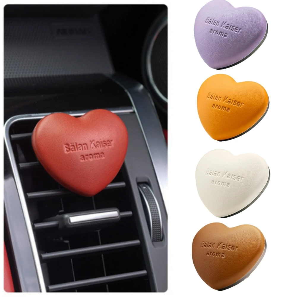 

Car Decoration Air Vent Accessories Aqua Diparma Refill Luxury Valentine's Day Gift Heart Shape Vehicle Cute Car Blower Figures