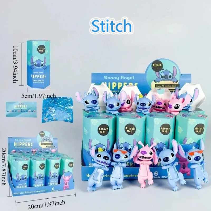 

Stitch Angel Doll Blind Box Trendy Toy Desktop Car Screen Central Control Mobile Phone Decoration Cartoon Anime Handmade Gift