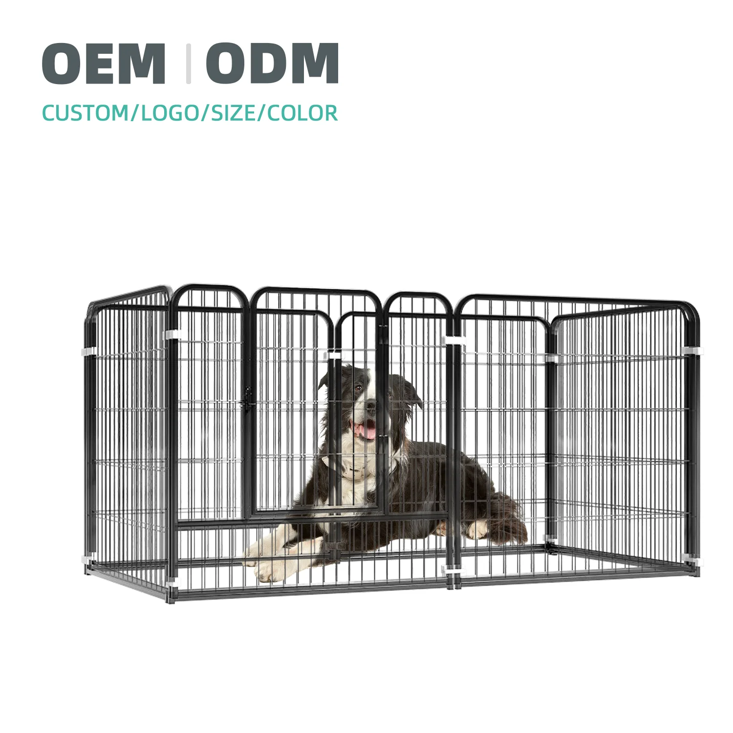 

Sturdy Durable Stainless Steel Pet Dog Cages Custom Cages Dog Cage Outdoor for Dog Breeding Kennel OEM ODM crate
