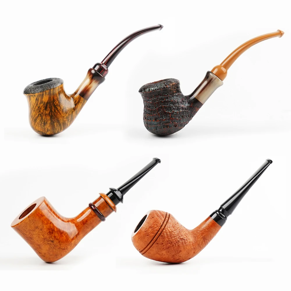 Briarwood Tobacco Pipe, Free Hand Type, Wooden Smoking Pipe, High Quality, New Design