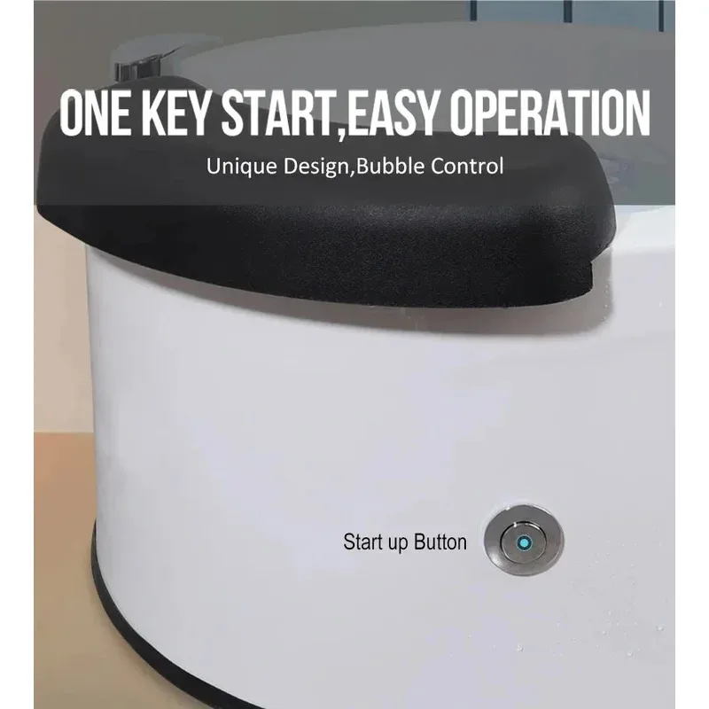 

2025Новейшая электрическая спа-чаша для педикюра для салона, массажная ванна для ног - стильная чаша для педикюра для профессиональных спа-салонов для ног