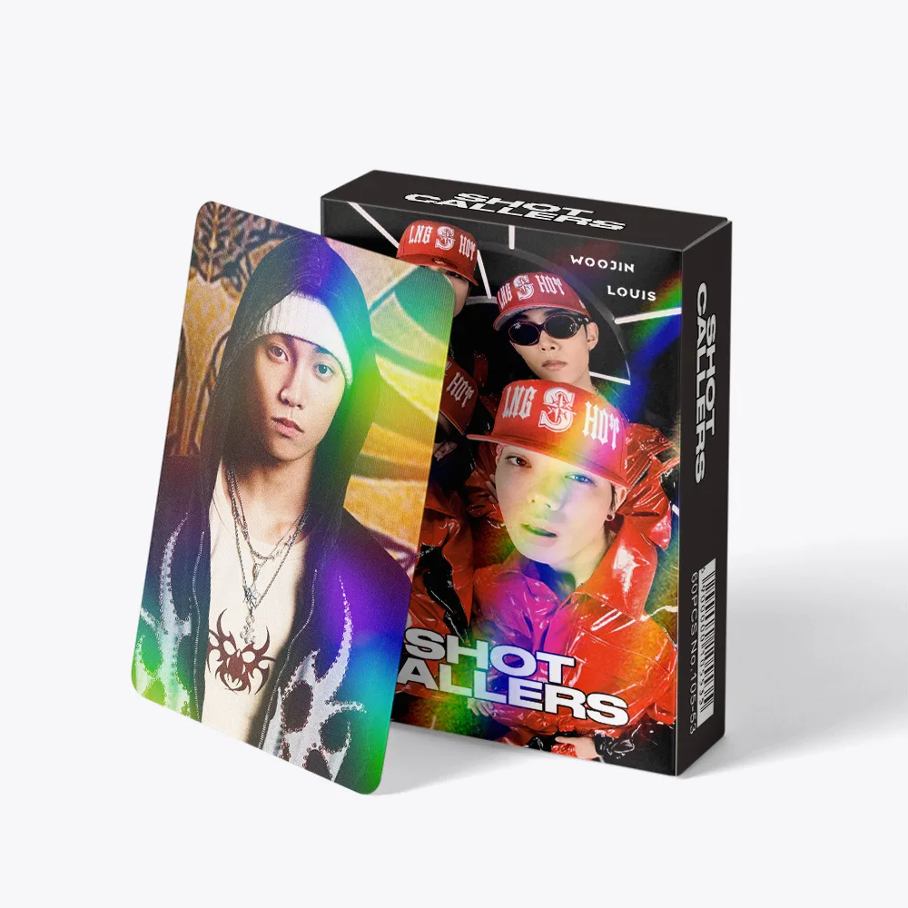 60pcs New Album LNGSHOT SHOT CALLERS Photocards Stickers Kpop Merch Lomo Cards Set Fans Collection Cards Gifts image 2