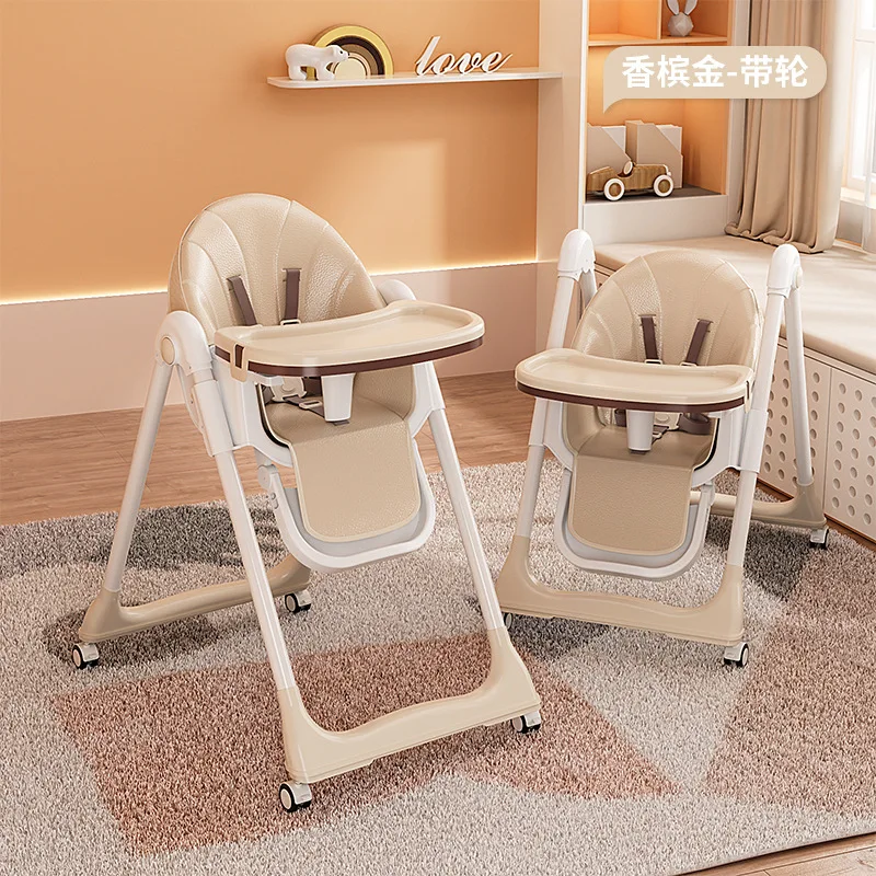 Baby High Chair, Children's Multi-functional Foldable Eating Chair, Portable Baby Dining Table, A Variety of Styles