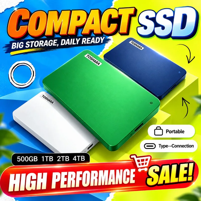 Portable External Hard Drive 2.5 Inch Canvio Ready A3 USB 3.0 500GB/1TB/2TB/4TB Compatible For Laptop Mac Android