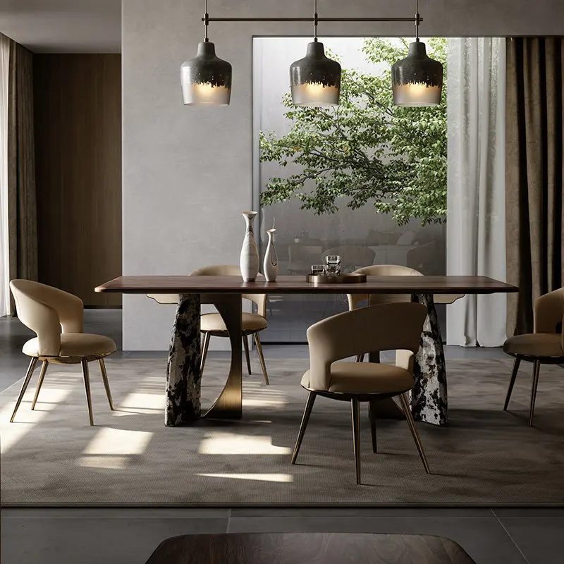 #Designer Lounge Dining Table Reception Makeup Coffee Mobile Dining Table Restaurant Center Mesas De Comedor Kitchen Furniture