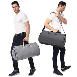 Large Size Luggage Foldable Travel Duffle Bag Promotion Folding Carry Weekend Garment Bag Large Capacity Gym Sports Bag 45L