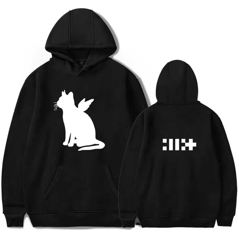 ILLIT merch kpop music Hooded Drawstring Pocket Sweatshirt  Hoodies Unisex  Oversized Casual Print High-end Luxury hot product
