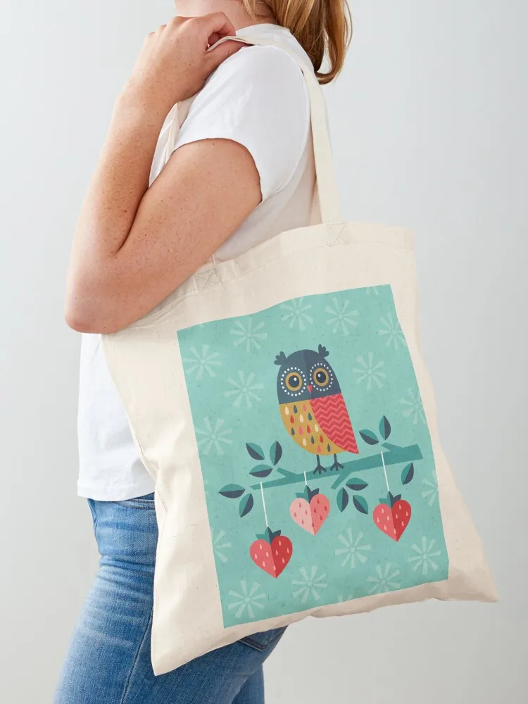 Owl Always Love You Tote Bag Women's shopper eco bag folding Fabric bag Big Canvas Tote