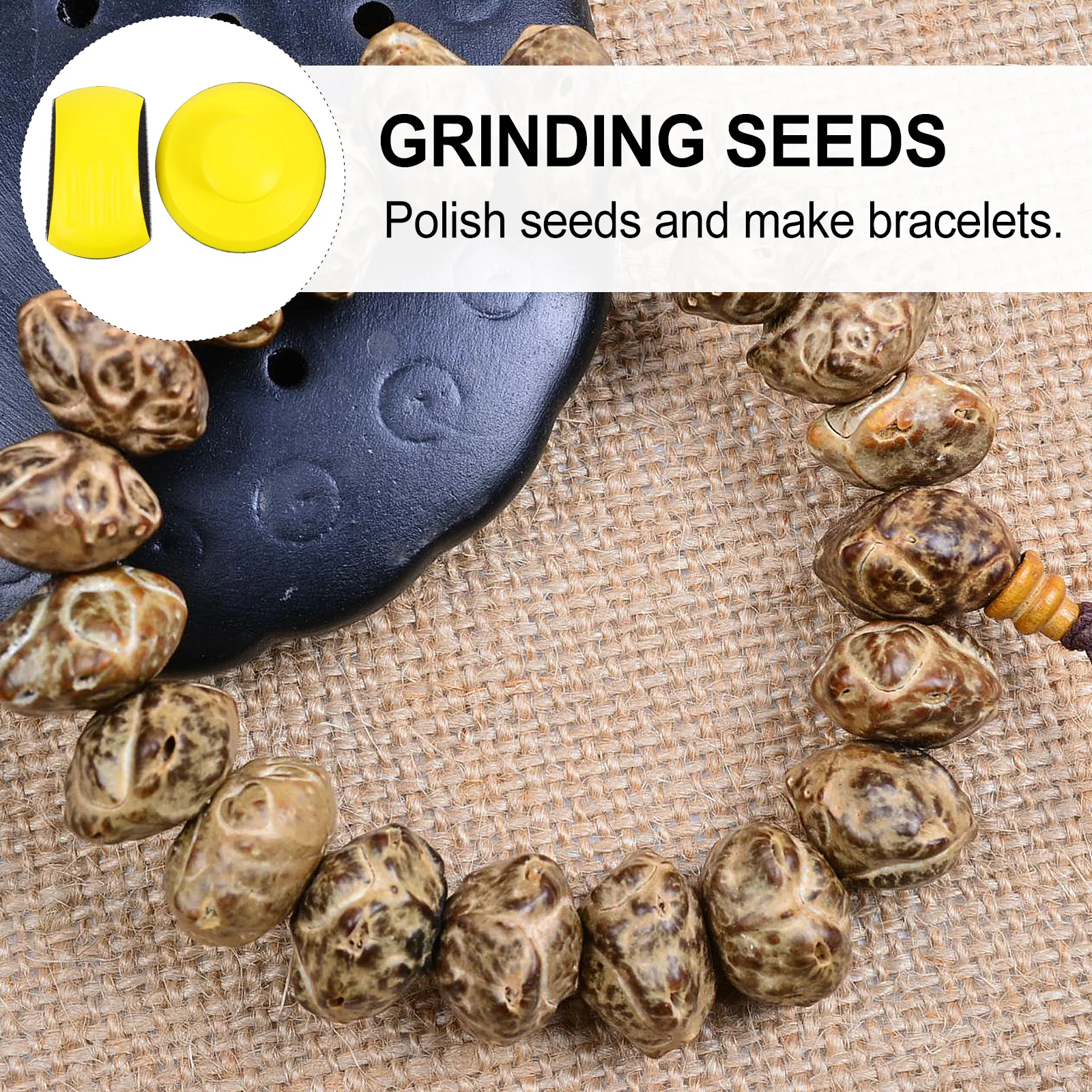 

2Pcs PU Foam Manual Grinding Disc Yellow Self-Adhesive Polishing Pad for Furniture Refinishing and Car Scratch Removal Strong