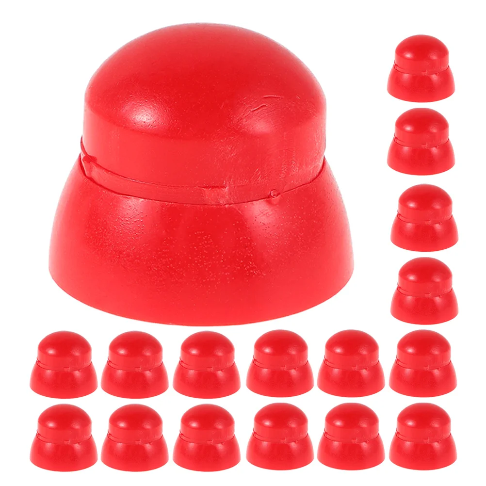 30 قطعة قبعات الجوز ملعب البلاستيك المسمار حماة للمعدات في الهواء الطلق استخدام مسمار الأمان يغطي دائم ألوان نابضة بالحياة