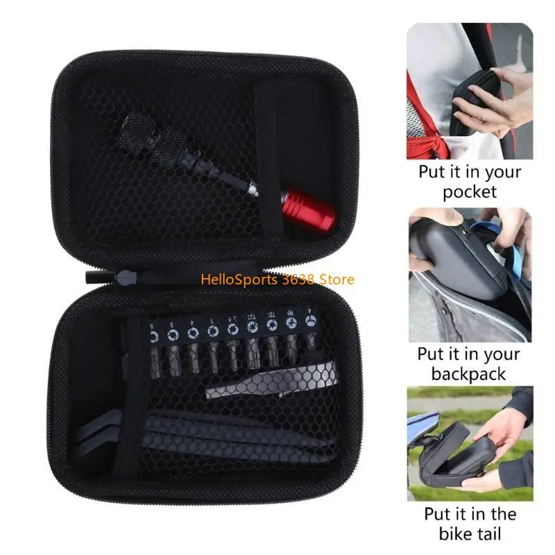 

A52F Bikes MultiTool Repair Set для дорожных и горных велосипедов Многоподобный инструмент для инструментов для обслуживания для