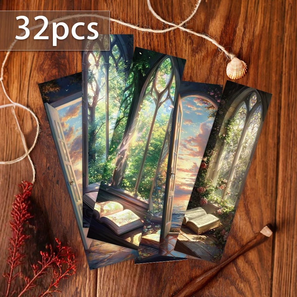 32pcs Whimsical Cute & Fun Bookmarks, Christmas ，Teacher Gift, Back-To-School Holiday Gifts, Creative Artistic Designs