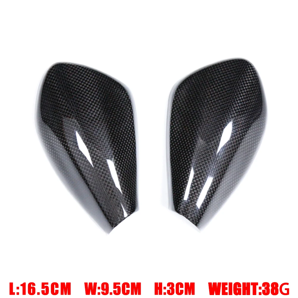 أغطية مرايا الرؤية الخلفية للدراجات النارية 100% 3K أجزاء من ألياف الكربون لياماها MT09 FZ09 2025 ملحقات Motos لوازم معدلة