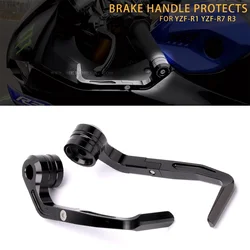 For Yamaha YZF R1 R3 R6 R15 R25 R7 R125 Universal Motorcycl CNC Aluminum accessories HandleBar Lever Guards protector handguard