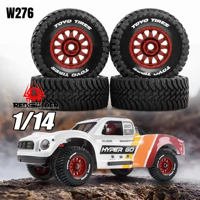 Neumático RC Short Course Truck W276 para ARRMA 1/14 1/16 Mojave LC MJX 14211 HBX JJRC Upgrade