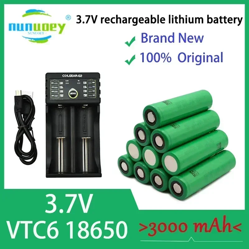 

2025 100% brand new original battery 3.7V 3000mAh 18650 for our 18650 Sony C6 30A toy tool flashlight battery