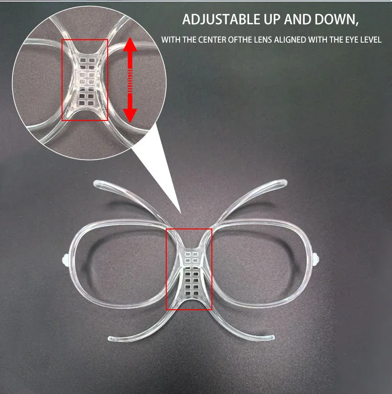 New Butterfly Myopia Frame Windproof Mirror Inner Frame Ski Mirror Myopia Mirror Adapter TR90 Adjustable Prescription Mirror