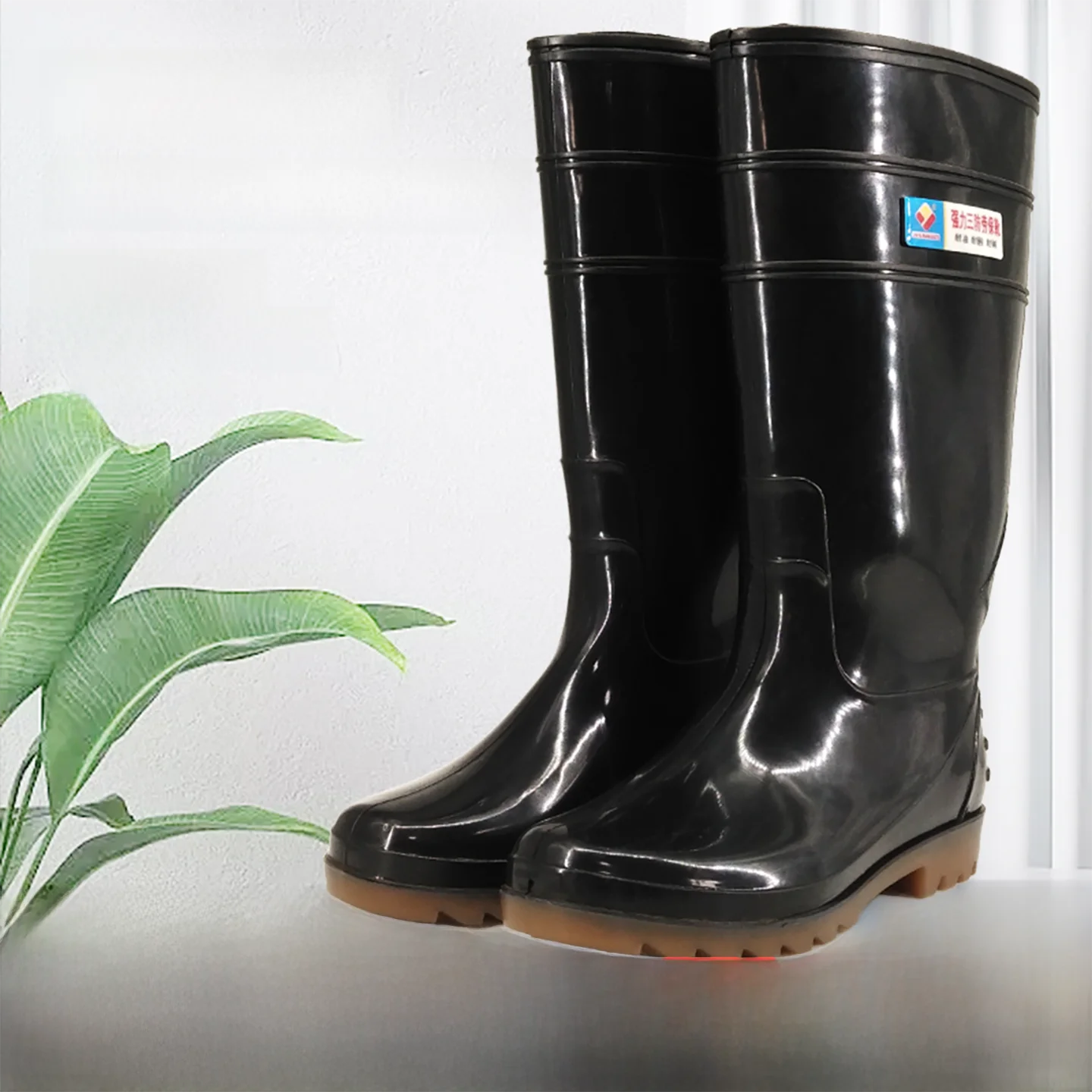 

Черные водонепроницаемые маслостойкие рабочие ботинки для поваров, специальные гигиенические сапоги, летняя кухонная обувь, дождевые ботинки для домашнего использования