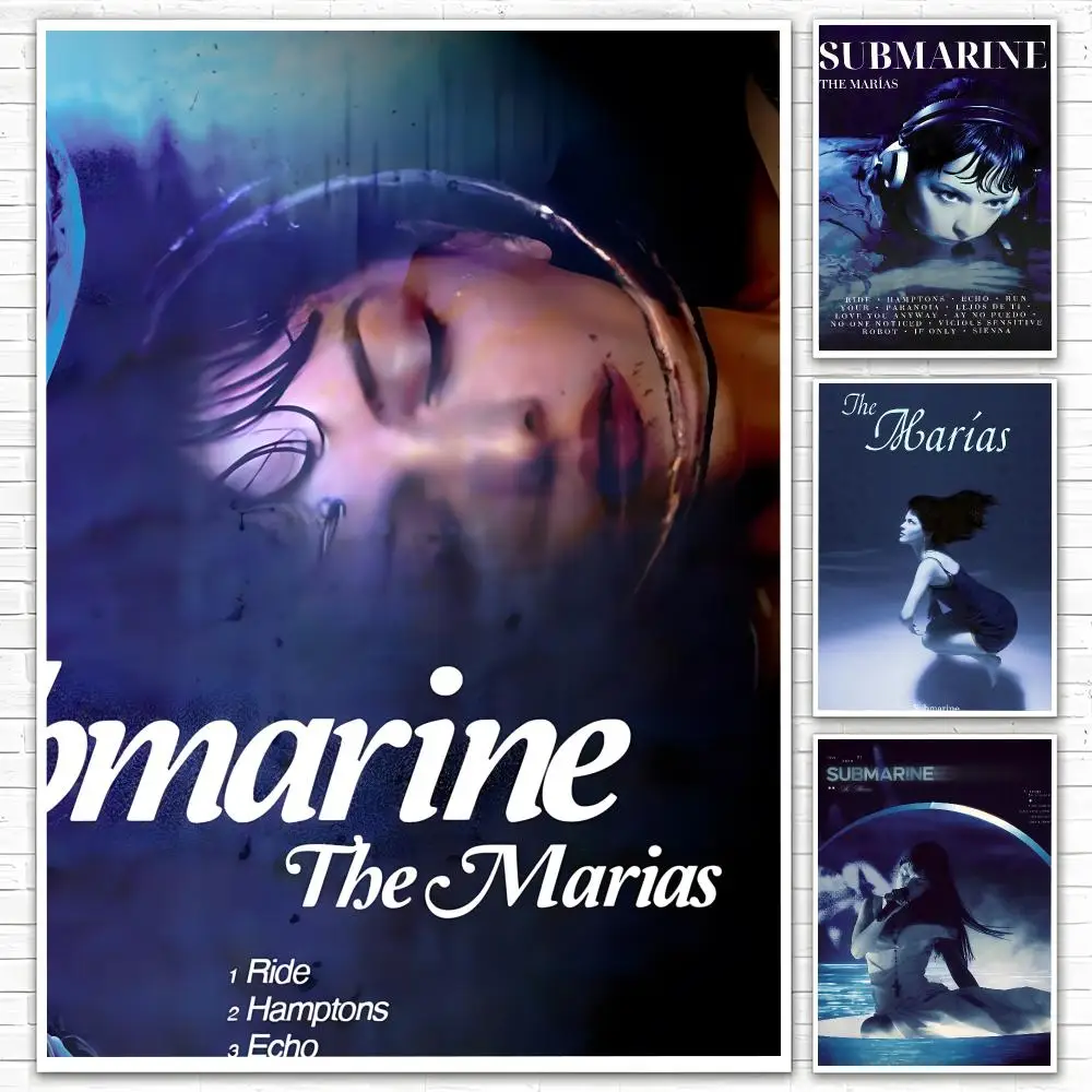 Singer The Marías Poster Poster All-match HD Waterproof Self-Adhesive Wall Art Sticker For Home Bedroom